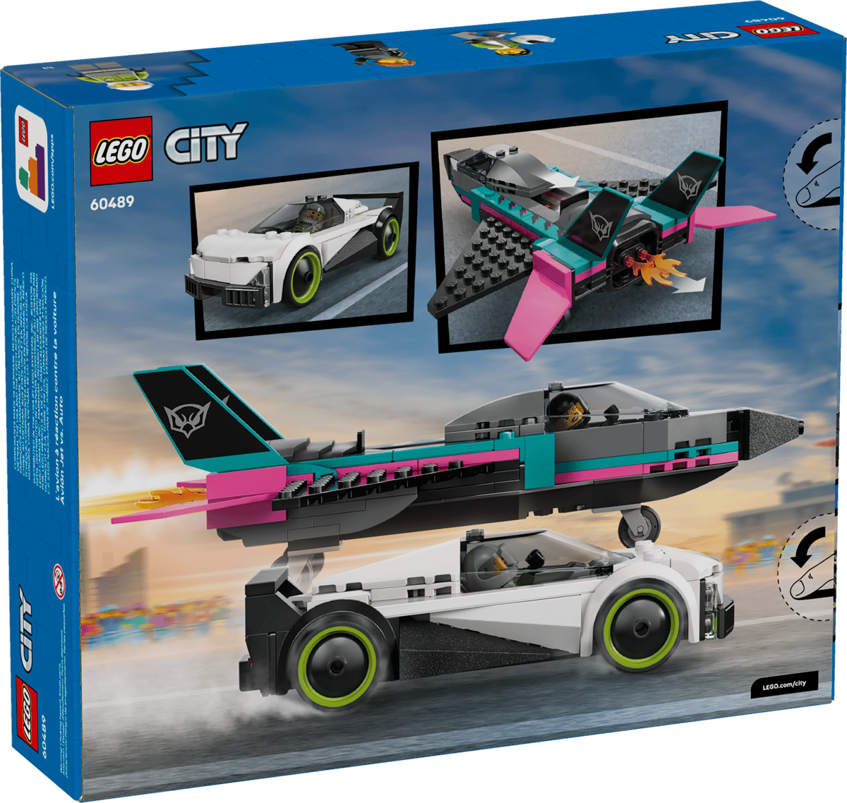 60489 - Straalvliegtuig vs. sportauto