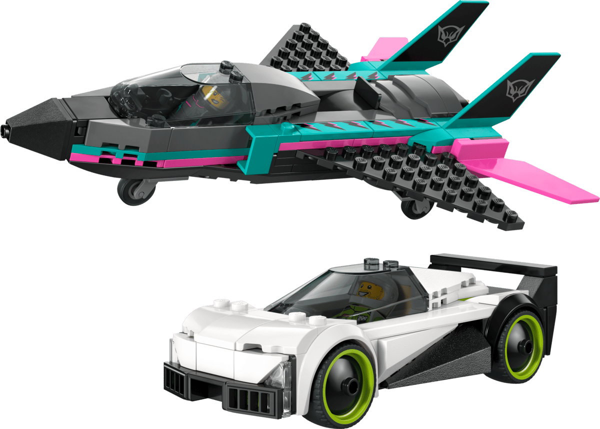 60489 - Straalvliegtuig vs. sportauto